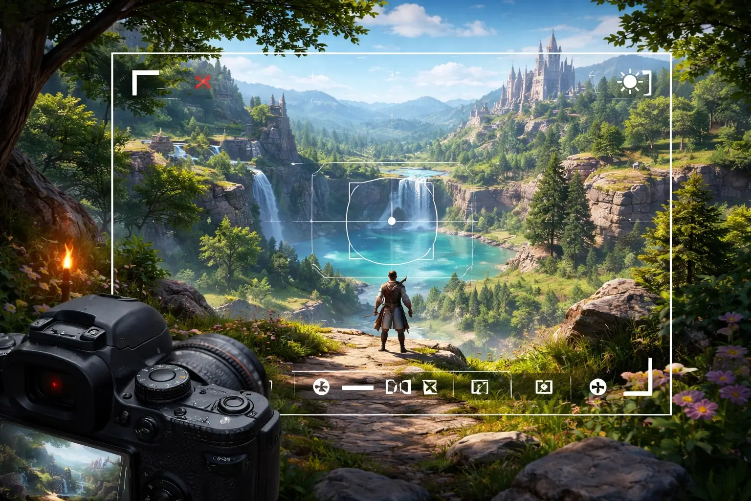 Camera perspective gameplay